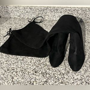 Thigh high booties